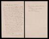 William Harrison Ainsworth: Rare Autographed Manuscript Signed, Opening Passages of THE LANCASHIRE WITCHES Published 1849