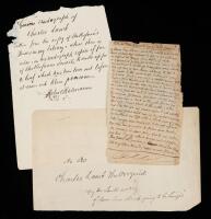 Charles Lamb: English Essayist and Author Transcribes Poem by Jonathan Swift Composed in 1727 "Going To Be Hanged" (Clever Tom C