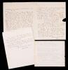 Robert Southey: Poet Laureate of the United Kingdom, Three (3) Autographed Letters Signed