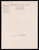 Booker T. Washington: Principal The Tuskegee Normal and Industrial Inst., Tuskegee, Alabama TLS Dated 1904