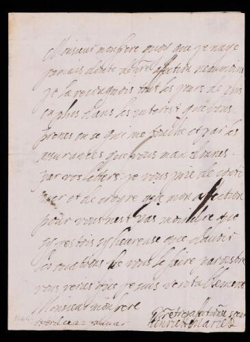 Queen Henrietta Maria: Autograph Letter Signed While Queen of England, Scotland and Ireland from her marriage to King Charles I.