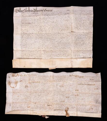 Four (4) Very Appealing Indentures During the Years of Charles I, Oliver Cromwell, George I and George III (Dated 1776!)
