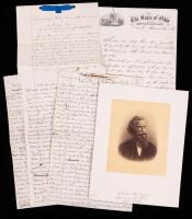 Charles Anderson Governor of Ohio, 1865 Document Signed a Three Page Proclamation Honoring "Thanksgiving For Victory and Peace"