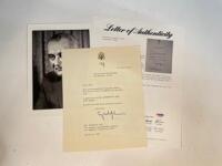 Lyndon B. Johnson - Typed Letter Signed as Former President, 1970, with PSA/DNA LOA