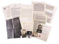 Otto E. Reik: Research Analyst with the Nuremberg War Crimes Branch, Archive of Documents Including Letter Signed by Harry Truma