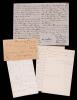 Civil War, Four (4) Confederate Generals: J.E. Johnston, Braxton Bragg, James Longstreet, and Jubal Early. Letters with Excellen