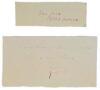 P. G. T. Beauregard and Robert Anderson - Pair of Civil War Opposing Commander Signatures