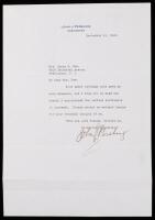 John "Black Jack" Pershing. Typed Letter Signed Dated 1943