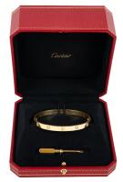 Cartier 18K Yellow Gold and 10 Diamond LOVE Bracelet with Original Presentation Box and Outer Box. Bracelet #2