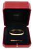 Cartier 18K Yellow Gold and 10 Diamond LOVE Bracelet with Original Presentation Box and Outer Box. Bracelet #2