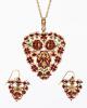 Traditional Indian Mughal Inspired Wedding Jewelry in 14K Yellow Gold, Intricate Enamel Work and Multiple Carats of Polki Diamon