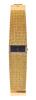 Ladies Spectacular 18K Yellow Gold Omega DeVille Rectangular Watch Ref 8270 Manual Wind with Very Impressive Gold Weight