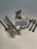 Balance of a Sterling Silver Consignment: Llama Carrying Basket is Peruvian Sterling! Children's Set of Flatware and More