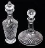 Two Beautiful Waterford Crystal Decanters with Dazzling Stoppers