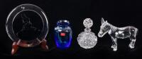Collection of Luxury Crystal by Baccarat, Tiffany and Holmegaard in Denmark