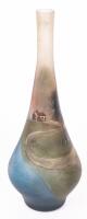 Tom Yost: Celebrated American Painter. Rare Hand Painted Vase, Signed