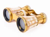 Late 19th Century, Early 20th French Lemaire Fabt Gilt Gold Opera Glasses