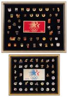 1984 23rd Olympiad Los Angeles, Complete Limited Edition Collector Pin Set Series 1 and Limited Edition Sponsor Set, Corporate I