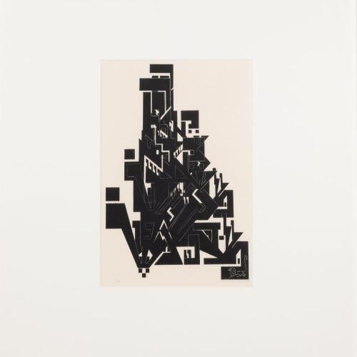 Louis Lozowick. "Hebraica" Limited Edition signed Litho 8/20
