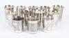 Collection of 12 Russian Kiddush Cups, 84 Silver, a Mix from the 19th and 20th Century with One Quite Fine.