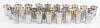 24 Small Russian Vodka (or Kiddush Cups) a Mix of Late 19th and Early 20th Century 84 Silver
