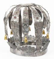 Bezalel School Sterling Silver Torah Crown (Keter Torah), Jerusalem, Circa 1920
