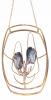 Maxwell Chayat Modernist Brass and Stone Breastplate Necklace, dated 1976