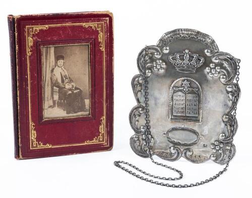 Danish Jewish Prayer Book of Chief Rabbi Avram Wolff with Silver Breastplate