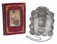 Danish Jewish Prayer Book of Chief Rabbi Avram Wolff with Silver Breastplate