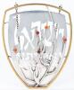 Silver Torah Breastplate (Tas) by Maxwell Chayat, Circa 1950