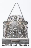 Bezalel Torah Shield (Tas), Jerusalem in Sterling Silver and Sem-Precious Stones