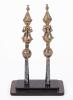 Pair of Yemenite Rimonim Finials, Late 19th Century