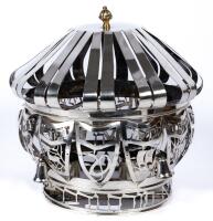 Silver Torah Crown with the Twelve Tribes, 20th Century