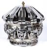 Silver Torah Crown with the Twelve Tribes, 20th Century
