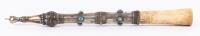 19th Century Torah Yad (Pointer), Bone and Silver
