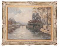 Jan Korthals (Dutch, 20th century), Paris Cityscape