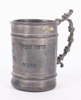 Pewter Charity Cup, 18th-19th Century