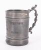 Pewter Charity Cup, 18th-19th Century