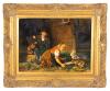Felix Schlesinger (German, 1833-1910), In the Rabbit Pen