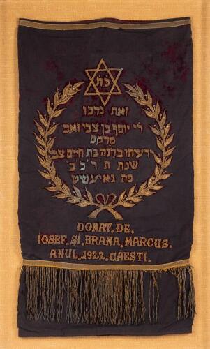 Romanian Torah Textile, Museum Provenance