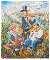 Musicians, by Oksana (Russian-Israeli), circa 1983