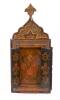 Persian Miniature Torah Ark with Painted Doors