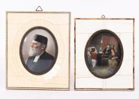 Two Miniature Paintings, Late 19th-Early 20th Century