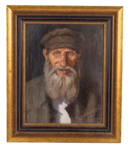 Valerian Stepanovich Nesterov - Portrait of an Elderly Jewish Man, 1955