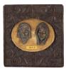 Zev Raban - Man and Woman, Bezalel School Bronze Plaque