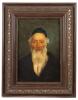 19th-Century Portrait of a Rabbi, Signed