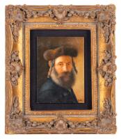 Rabbi, After Kaufmann, Signed "B. Metz"