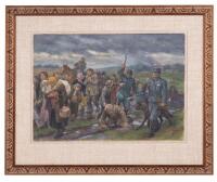 Holocaust Exile of the Jews, Oil on Canvas