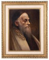 Rabbi, Circa 1950, Signed