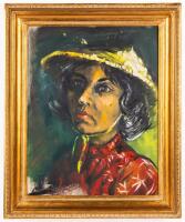 Jacques Zucker (1900-1981), Expressive Portrait of a Young Woman